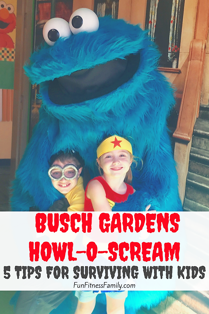 5 Tips for Surviving Busch Gardens  Howl-O-Scream with Kids. Don't miss this Halloween event in Williamsburg, Virginia! #WilliamsburgVA #Halloween #ThemeParks #FamilyTravel