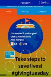 Giving Tuesday: Donate steps with UNICEF Kid Power App