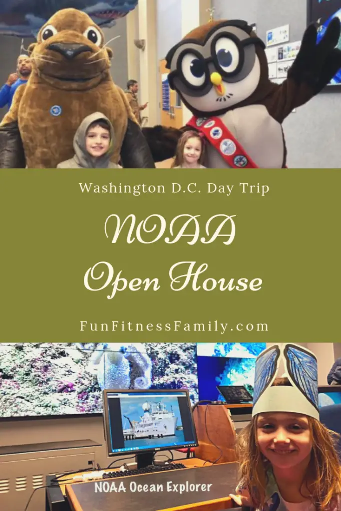 The best time to visit the National Oceanographic & Atmospheric Administration right outside of Washington D.C. Plus DIY STEM activities you can do at home! #DC #FamilyTravel