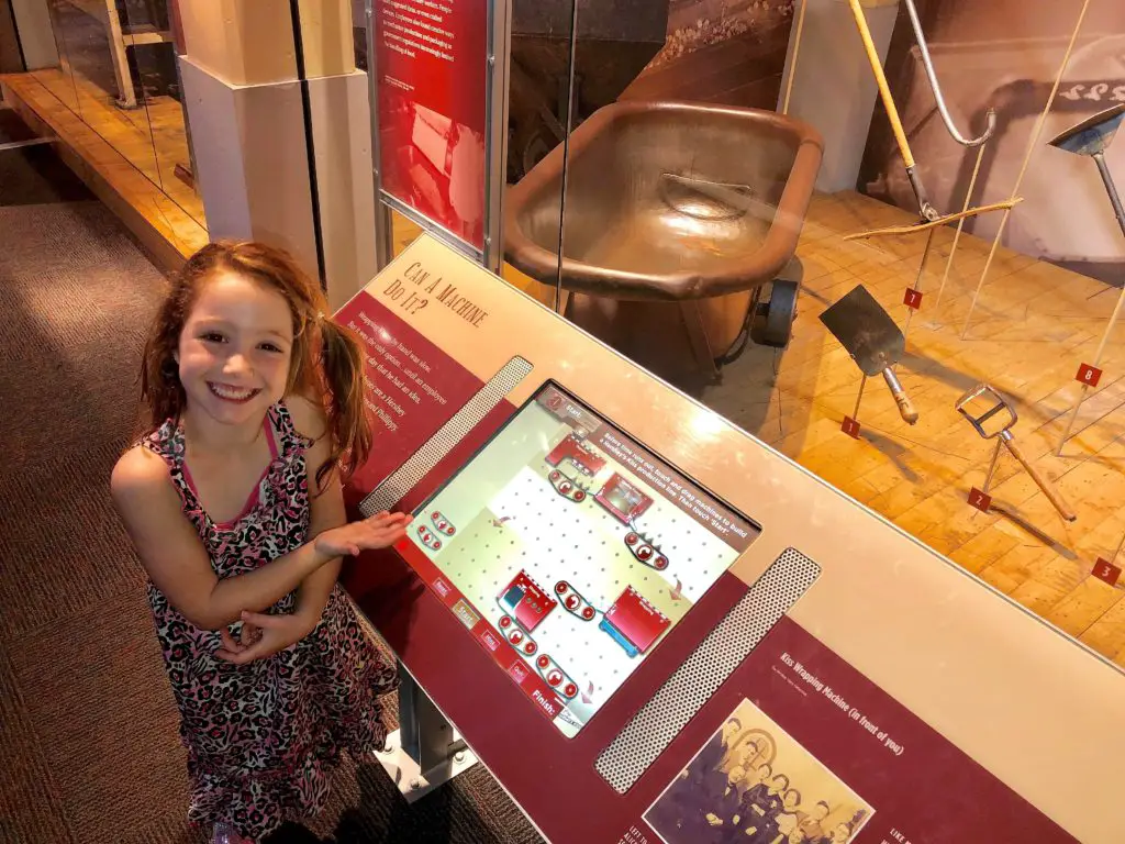 The Hershey Museum Experience is excellent for kids with lots of hands on and interactive activities. #hersheypa #familytravel #pennsylvania #museums #hersheypa