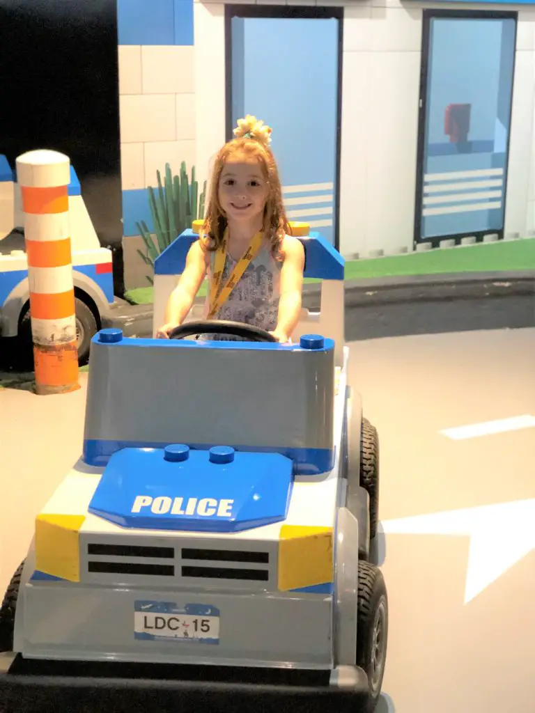 Lego City Forest Ranger Pursuit is one of the three fun rides at LEGOLAND Discovery Center Dallas. Find out more about this wonderful indoor mini theme park! #KidsActivities #FamilyTravel #Dallas #Texas