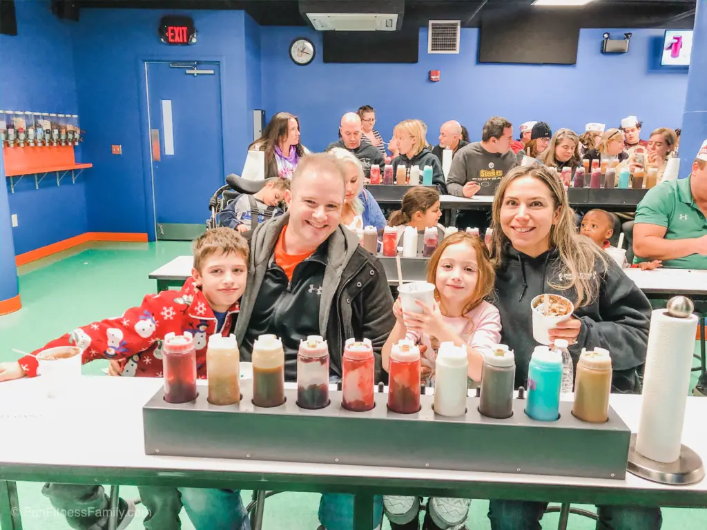 The Turkey Hill Taste Lab is an educational and quite yummy experience for the whole family. Learn about ice cream production and make your own creation!