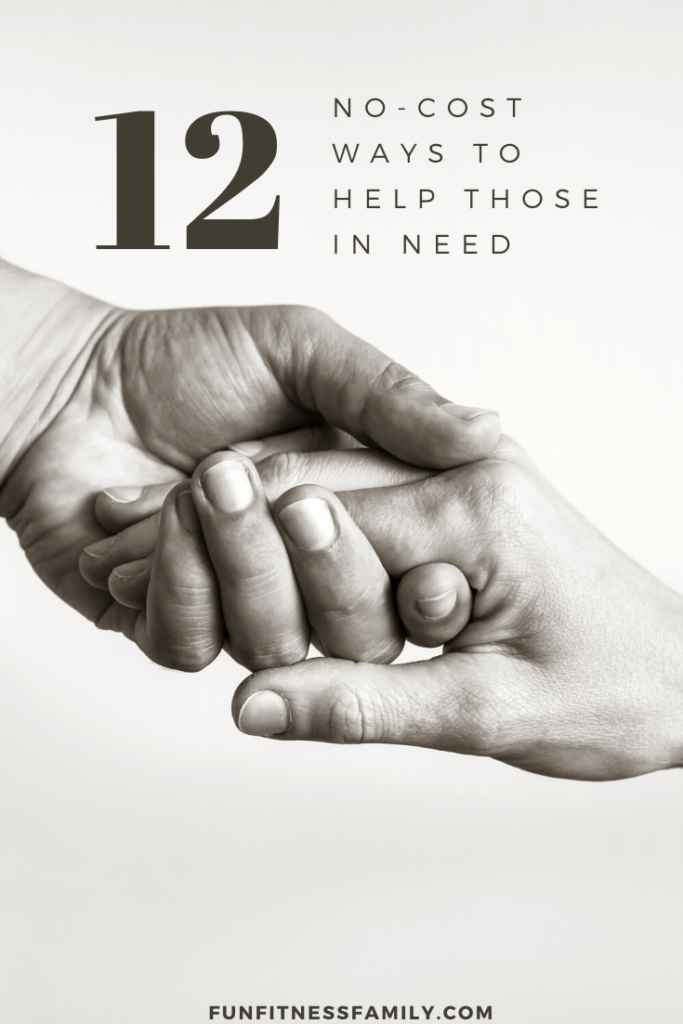 12 no-spend ways to help those in need that may help you too! Your small efforts can make a BIG difference in the lives of others! #alonetogether #helpothers #giveback #donate #givingtuesday