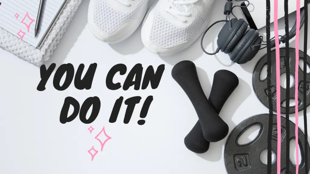 Remove obstacles that get in the way of your daily workout! You can do it!