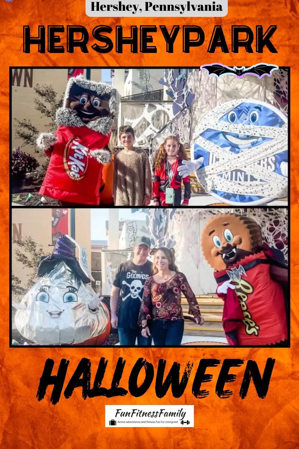 Hersheypark Halloween is a fun fall event in the Northeast US with theme park rides, entertainment, trick or treating, haunted houses and more for all ages. #familytravel #hersheypa #hersheypark #pennsylvania #themepark #UStravel 